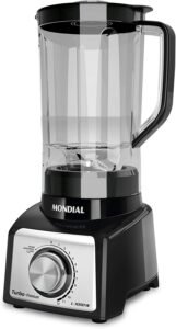 Liquidificador Turbo Premium, 220v Mondial Preto Prata