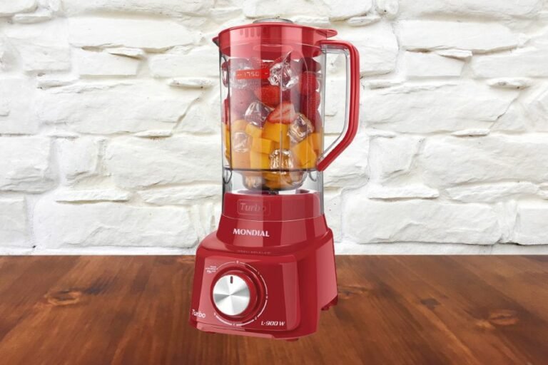 Liquidificadores da Mondial vermelho
