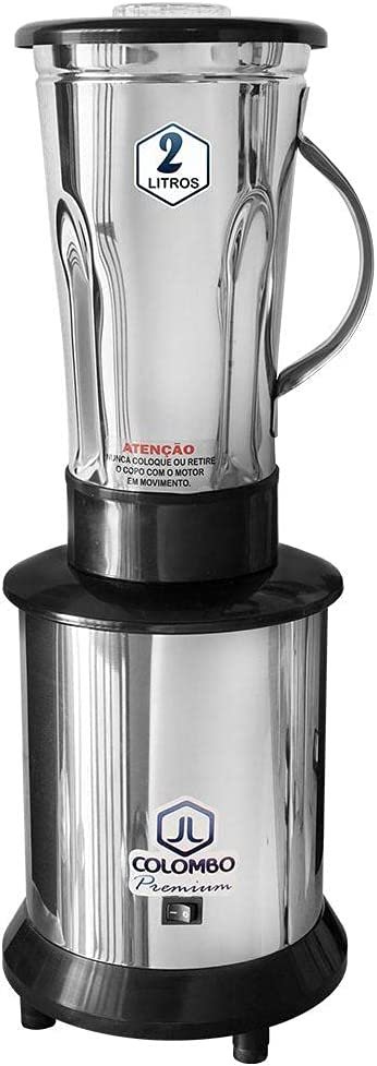 Liquidificador industrial 2 litros baixa rotação bivolt JL Colombo