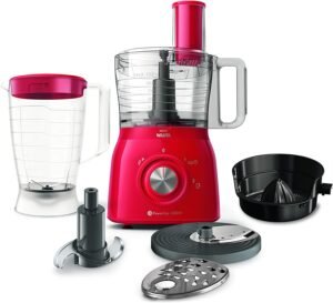 Multiprocessador 5 em 1, Vermelho, 110v, Philips Walita