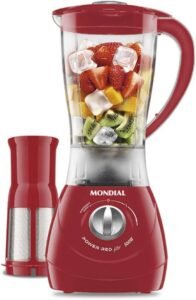 Liquidificador Mondial, Red Filter 500W, 220V, 1,9L - L-77
