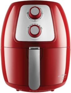 Fritadeira Air Fry Britânia, Vermelha, 1500W, 4,0L, BRF21V 127V