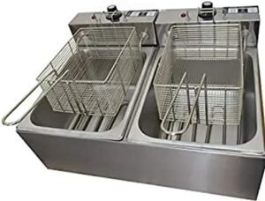 Fritadeira Elétrica 2 Cubas 10 Litros Industrial 220v - Boni