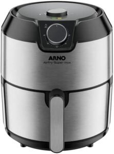 Fritadeira Elétrica sem óleo AirFry Super Inox, Arno