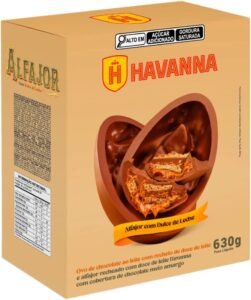 Ovo De Páscoa Havanna Recheado Com Alfajor Doce De Leite 630g