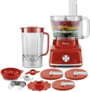 Multiprocessador, Pmp1600v, 1400W, Vermelho, 127v, Philco
