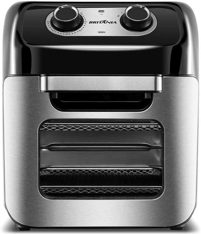 Fritadeira Air Fryer Britnia Oven 12 Litros 1800w - 127V, Modelo: BFR2300P