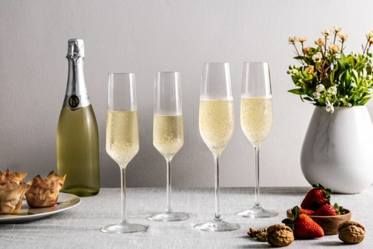 vinho frisante, champagne e espumante