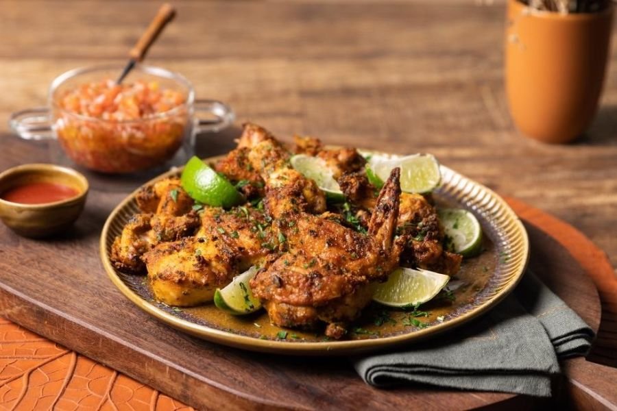 Frango a passarinho na air fryer