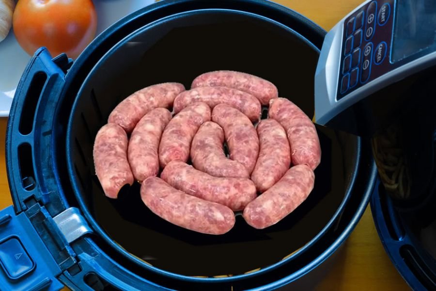 Receita de Linguiça na Air fryer