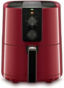 Fritadeira Elétrica Airfryer 5,5 Litros 220V Cuisine Fry Gourmet Vermelha Elgin