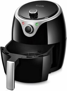 Fritadeira Elétrica Flash Fryer Elgin Preta 3,5 Litros Preta 220V- Airfryer