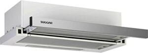 Depurador de ar slim de embutir 60cm inox Suggar