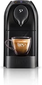 3 Corações Máquina de Expresso TRES Passione Preto 127V