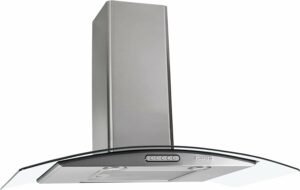 Coifa de Parede Fogatti Vidro curvo Duto Slim 80CM