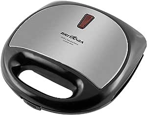 Sanduicheira e grill, Crome inox, Britânia