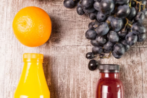 pré treino Suco de laranja ou uva