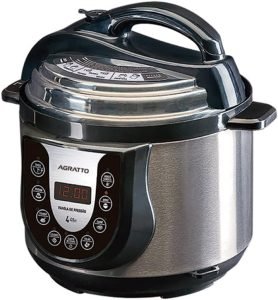 Panela de Pressão Eletrônica Ped-01 127v/60hz Agratto, 3878, Inox 