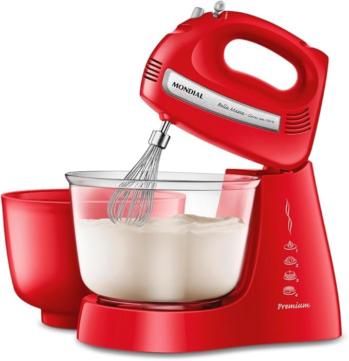 Batedeira Pratic Due Mondial Vermelho 400W 220V B-45-R