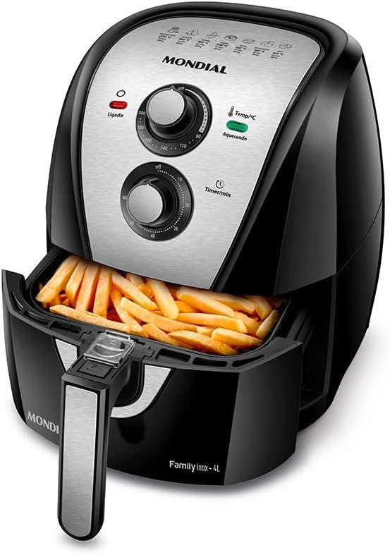 Air Fryer Mondial 4L para receitas de peixe