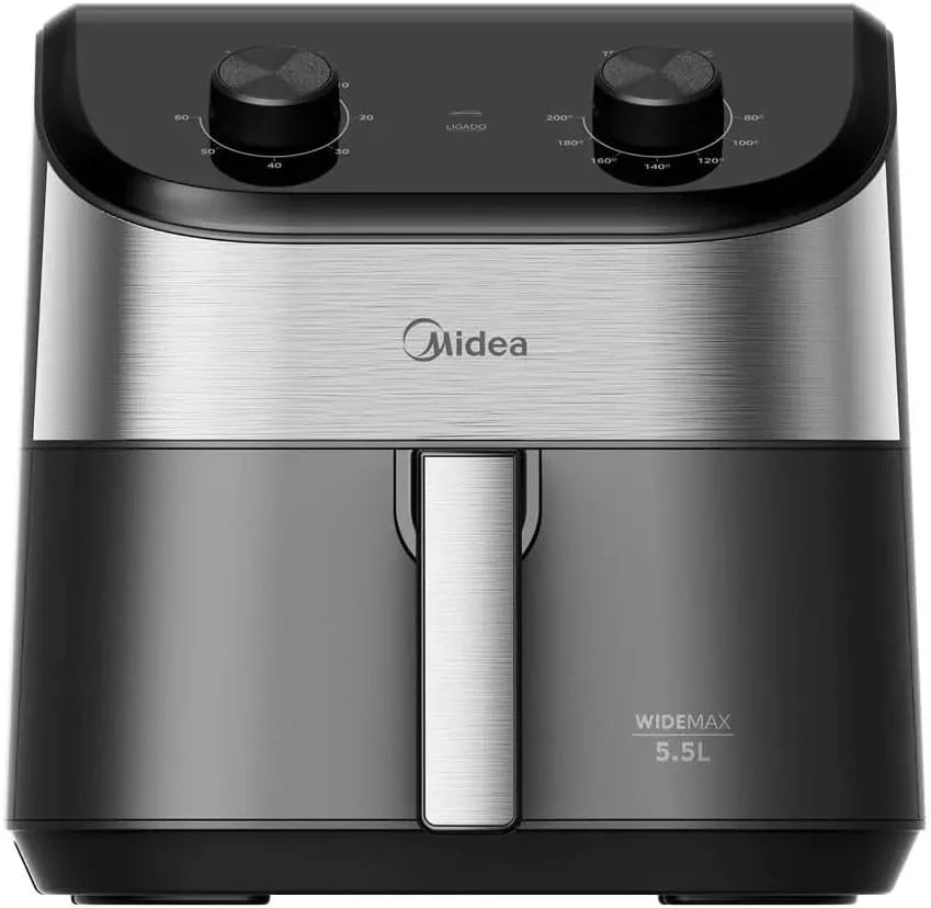 Fritadeira Midea Air Fryer 5,5L FWM55P1 110V