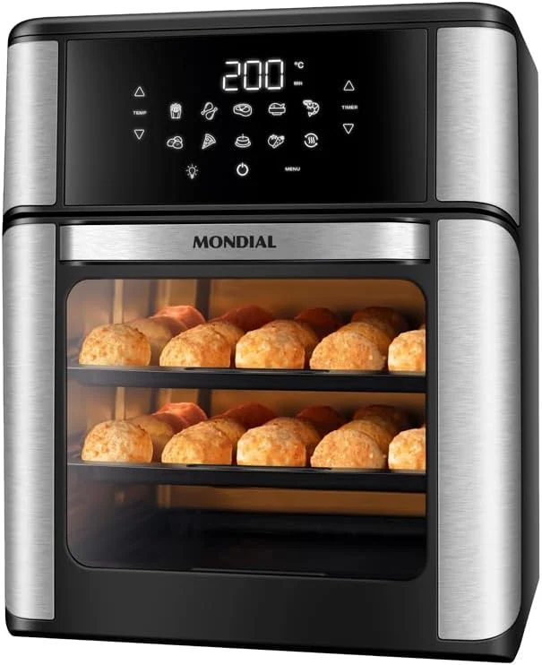 Mondial Air Fryer Forno Oven 12L AFON-12L-BI 110V