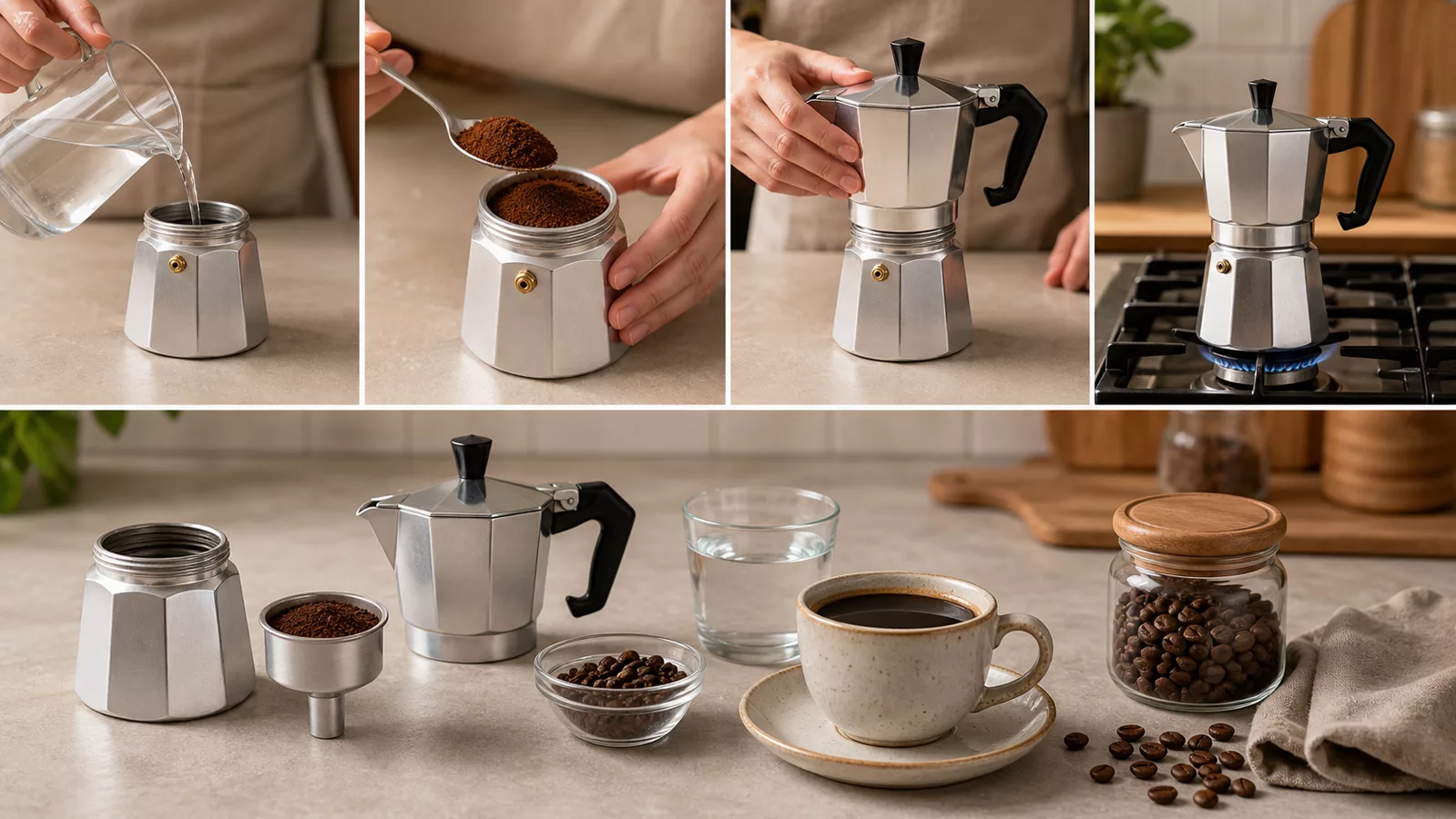 como usar cafeteira italiana